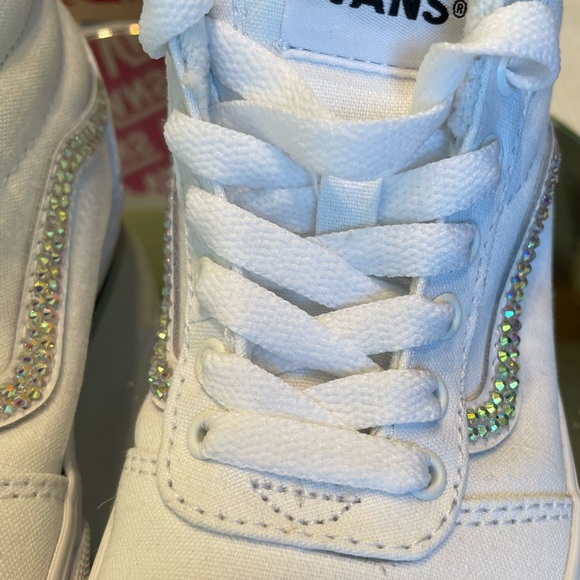 Vans - Custom Bling - Youth,  Ward-Hi size 13 - Picture 10 of 15